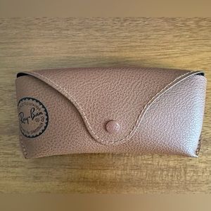 Ray Ban Original Brown Leather Style Medium Case